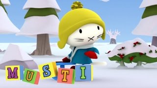 🐰 Musti English 🐰 S1E22  Sleighride  Cartoon for Kids [upl. by Eelame]