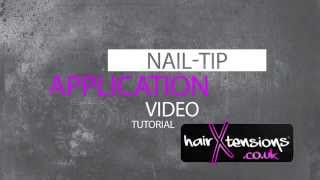 How to Apply Pre Bonded Nail Tip  UTip Hair Extensions Tutorial  HairXtensionscouk [upl. by Nlyak]