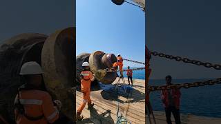 HUGE BALL JOINT INSPECTION trending balljoint offshorejob greasing ladder watchyourstep [upl. by Ynomrah]