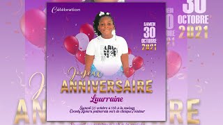 TUTO AFFICHE ANNIVERSAIRE SUR PHOTOSHOP FACILE [upl. by Newmark]