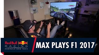 Max Verstappen drives a lap of Spa in F1 2017 [upl. by Draneb14]