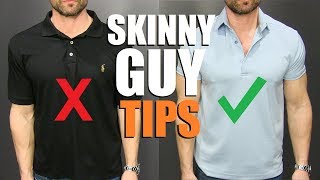 TOP 10 Skinny Guy Tips To Look BETTER [upl. by Hentrich]