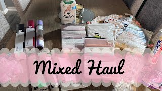 Mixed Haul amp Cricut Project  Hobbycraft Sainsbury’s and ASDA  Baby Shower Gift [upl. by Anita]