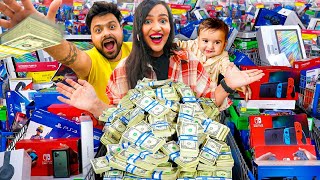 Spending Rs 100000 on TOYS in One Hour 😍 SHINCHAN Doraemon etc 😀 [upl. by Anaeirb]