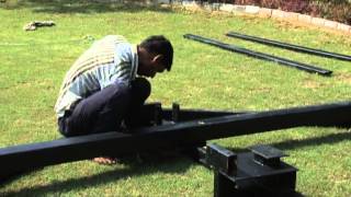 Bungy Trampoline Installation  Part 1  India Bungy [upl. by Ytram]