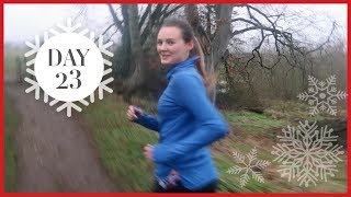 GOING FOR A CHRISTMAS RUN  Vlogmas 23 [upl. by Eelarat573]