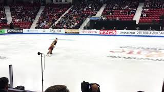 Aliona SAVCHENKO  Bruno MASSOT SP “Ameksa  Fuego” 2017 Bridgestone Skate America Fan Cam [upl. by Aiuqat]