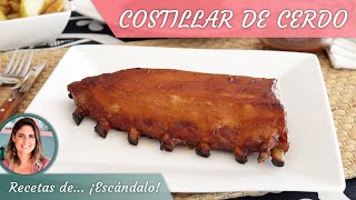 COSTILLAS DE CERDO al horno con SALSA BARBACOA [upl. by Aicrop]