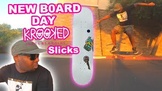 Krooked Slick Skateboard Deck [upl. by Nonrev540]