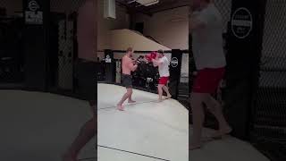 Sean Strickland WORKING PADS Ahead Of Fight With Jack Hermansson [upl. by Najar]