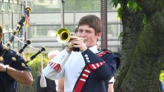 McKeesport High School Band Members Playing Taps Memorial Day 2011 [upl. by Achorn]