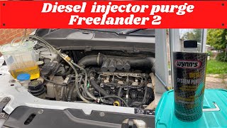 Freelander 2 injector purge  Fuel System Purge [upl. by Eilesor]