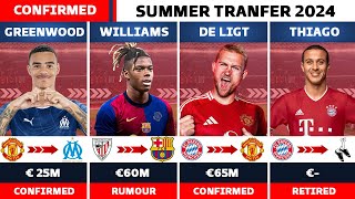 LATEST CONFIRMED SUMMER TRANSFER WINDOW 2024  MATTHIJS DE LIGT TO MANCHESTER UNITED  HERE WE GO [upl. by Dominy654]