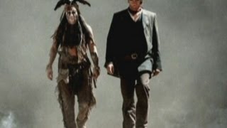 Johnny Depp and Armie Hammer in first Lone Ranger photos [upl. by Athallia]