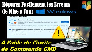 RÉPARER LES PROBLÈMES DE MISE A JOUR WINDOWS 1011 QUI NE SINSTALLENT PAS DANS WINDOWS UPDATE [upl. by Shiau]