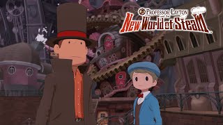 Professor Layton and the New World of Steam – Trailer LEVEL5 VISION 2024 Ver [upl. by Einahpehs]