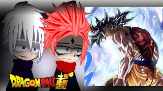 Jujutsu Kaisen React To Goku  Dragon ball Super  Gacha react [upl. by Erwin463]