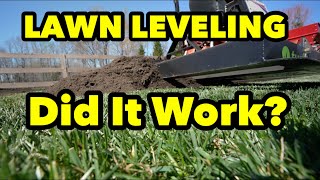 Tall Fescue Lawn Leveling Results [upl. by Adnertal401]