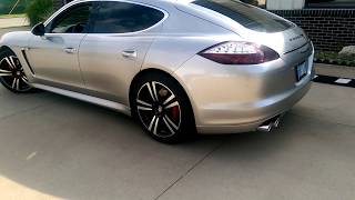 Porsche Panamera 4S QuickSilver Exhaust [upl. by Anitsirhcairam570]