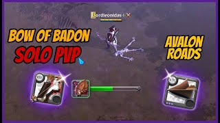 Albion Online  Solo Pvp  Bow Of Badon  This Build For Badon Can KITE Everything in Avalon Roads [upl. by Pesvoh200]