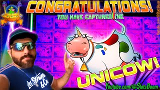 I GOT IT LIVE UNICOW MAX BET FREE GAMES  Invaders Attack From the Planet Moolah CASINO SLOTS [upl. by Mudenihc]