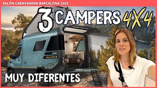 Las Mejores CAMPERS 4x4  Salón Caravaning Barcelona 2023 VAN TOUR Mercedes Sprinter Hymer 4x4 [upl. by Circosta]