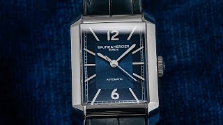 A Well Finished Yet Understated Tank or Reverso Alternative  Baume et Mercier Hampton 10732 Review [upl. by Onibas]