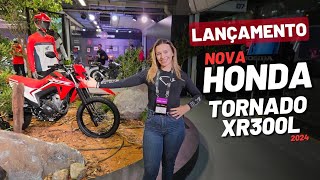 NOVA HONDA TORNADO XR300L 2024 ELA VOLTOU [upl. by Flanagan]