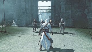 Assassins Creed 1 Legendary Assassin Altair Combat Stealth Kills amp Free Roam [upl. by Doownel]