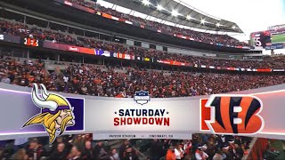 NFL on NFL Network intro 2023  MINCIN  Week 15 Saturday Exclusive [upl. by Hsirt]