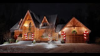 Official Video The Christmas Lights of Old Scugog Rd Bowmanville Clarington Bethesda House [upl. by Ahsinehs]