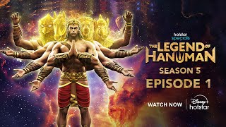 Hanuman vs Makardhwaj  Hotstar Specials The Legend Of Hanuman S5  Episode 1 [upl. by Ayaros]