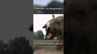 Daeodon vs Hyaenodon  Who Would Have Won daeodon hyaenodon fight [upl. by Boland974]