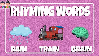 Rhyming Words For Toddlers amp Kids [upl. by Redan]