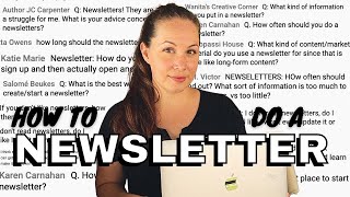 How to Write amp Send a Newsletter how to start what to share when amp why theyre so important [upl. by Onia]