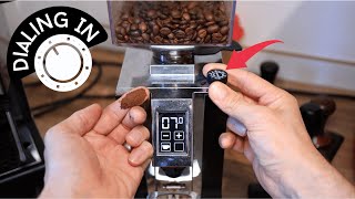 Dialing in Your Grinder for Espresso ie Eureka Mignon Specialita [upl. by Leupold]