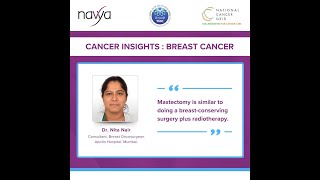 CancerInsights  Breast Conservation Mastectomy Vs Breast Conservation Therapy By Dr Nita Nair [upl. by Nnyletak909]