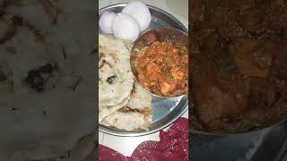 Butter naan and paneer tikka masala shortsvideo food [upl. by Buchalter]