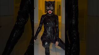 Halloween catwoman cosplay costume ￼ inspired by Michelle Pfeiffer in Batman halloween catwoman ￼ [upl. by Nama628]