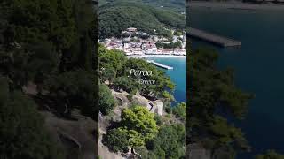 Parga Town  Mainland Greece From Above [upl. by Yhtir]