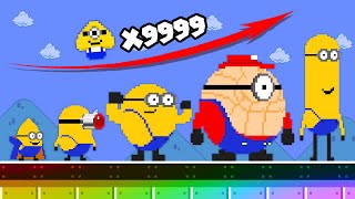 Mario Minions Team What if Mario was a Mega Minions Mega Minions  ADN MARIO GAME [upl. by Anoj]