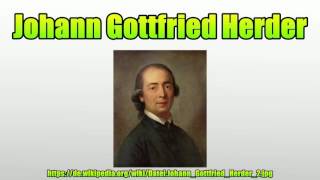 Johann Gottfried Herder [upl. by Vin98]