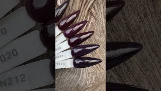 Ciemno Fioletowe Pudry Tytanowe Manicure TytanowyNSN New Style of Nails paznokcie nails nailstyle [upl. by Rumery]