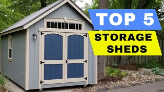 Top 5 Best Outdoor Storage Shed 2024 Review  Best Backyard Garden Shed To Buy On Amazon [upl. by Yajeet219]