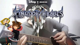 Kingdom Hearts 3 Opening  Face My Fears Utada Hikaru amp Skrillex  Guitar Cover [upl. by Annehs119]