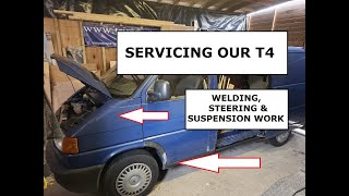 T4 work  SILL WELDING  SUSPENSION  STEERING  SERVICING [upl. by Savvas72]