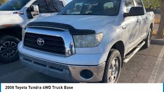 2008 Toyota Tundra 4WD Truck 25018A [upl. by Lasley721]