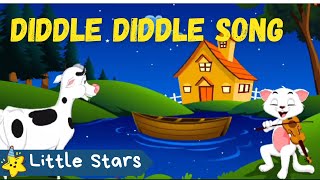 Hey Diddle Diddle Nursery Rhymes amp Kids Songs  Little Stars [upl. by Hoxie]