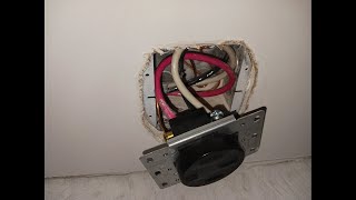 Installing a receptacle for an electric range [upl. by Leilah]