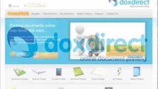 How to print online at Doxdirect [upl. by Bram]